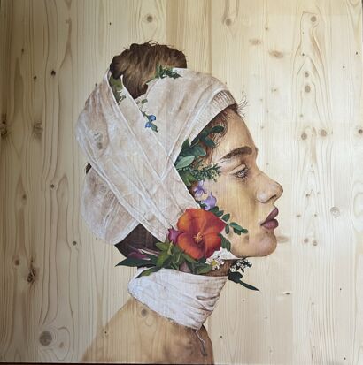 Die Wurzeln der Heilung (The Roots of Healing) - a Paint Artowrk by Alexa Baldessari